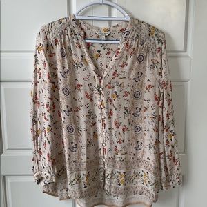 Pretty Floral Lucky Brand Blouse
